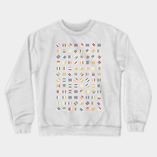 Lined Animated Design Crewneck Sweatshirt by Trendy-Now